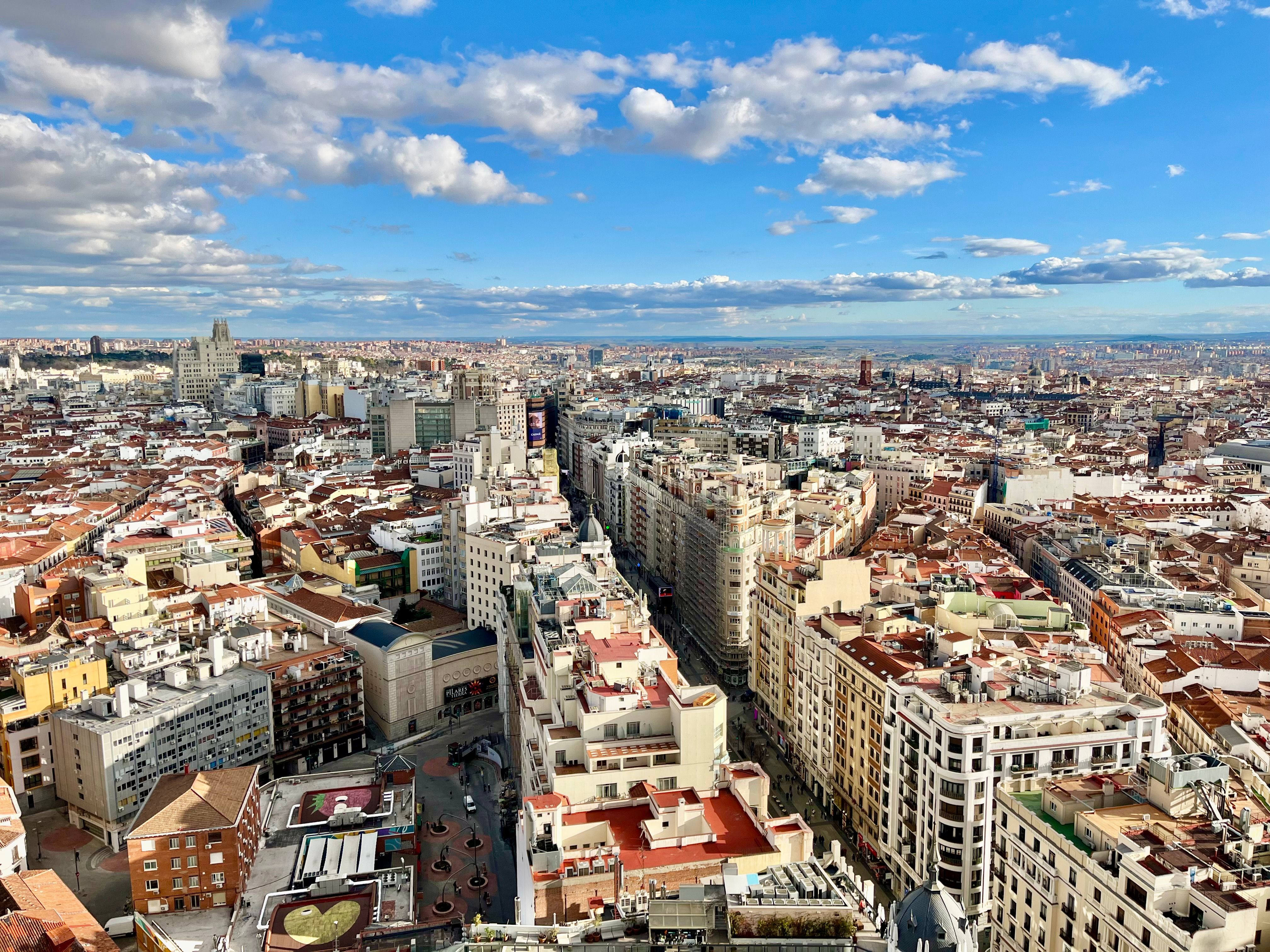 View on Madrid